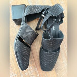 Jeffrey Campbell Black Textured Women's Shoes